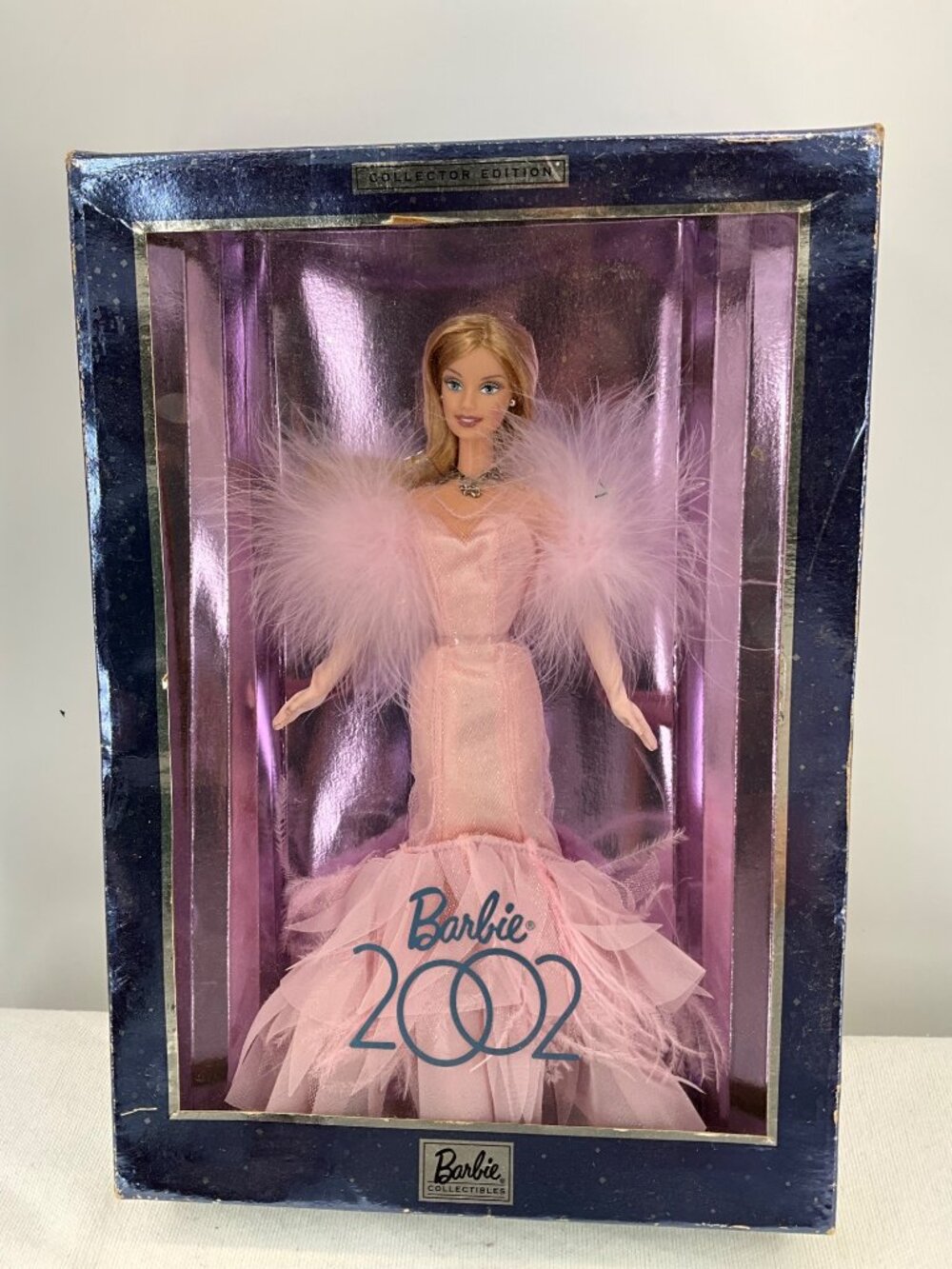 Barbie 2002 Collector #53975‎ Edition Pink Evening Gown Doll In Original Box